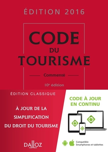 Guy Barrey - Code du tourisme.