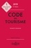 Code du tourisme. Annoté & commenté  Edition 2019