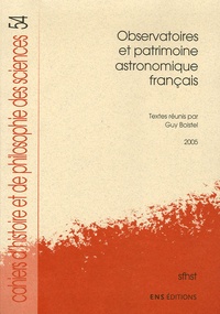 Guy Boistel - Observatoires et patrimoine astronomique français.