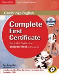 Guy Brook-Hart - Complete First Certificate for spanish speakers with answers.