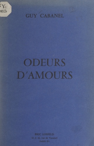 Odeurs d'amours
