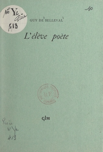 L'élève poète