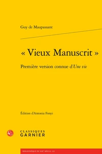 Vieux manuscrit