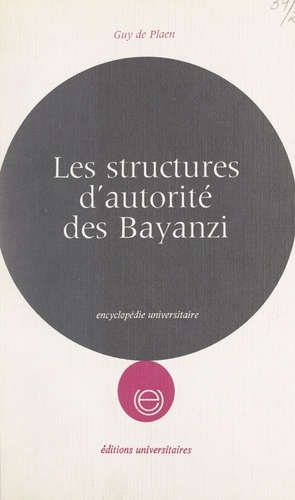 Les structures d'autorité des Bayanzi