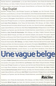 Guy Duplat - Une vague belge.