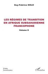 Les régimes de transition en Afrique subsaharienne francophone