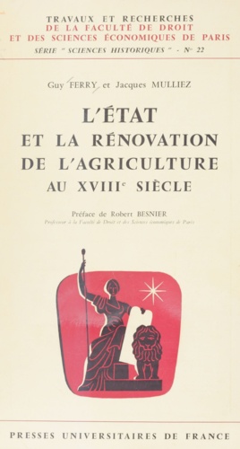 L'État et la rénovation de l'agriculture au XVIIIe siècle