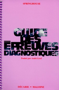 Guy Letellier - Guide des épreuves diagnostiques.