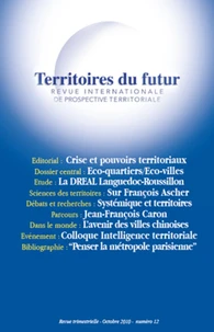 Revue internationale de prospective territoriale