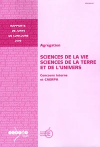Agrégation Sciences de la Vie, Sciences de la Terre et de l'Univers