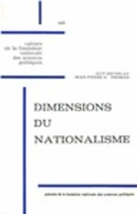 Guy Michelat et Jean-Pierre-H Thomas - Dimensions du nationalisme - Enquête par questionnaire (1962).
