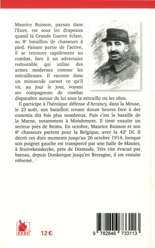 Maurice Buisson, soldat normand de 1914. De l'Eure a l'Yser, août-octobre 1914