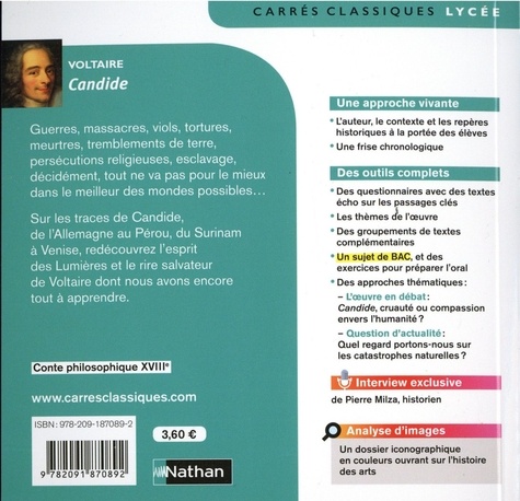 Candide ou l'Optimisme. 1758-1759