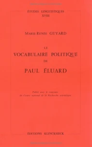Le vocabulaire politique de Paul Eluard