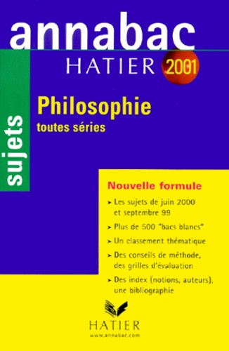 Guylaine Bigot - Philosophie Toutes Series. Sujets, Edition 2001.
