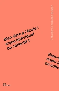 Bien-être à l'école : enjeu individuel ou collectif ?