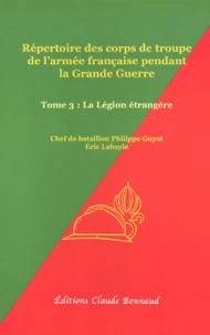 Répertoire des corps de troupe de l'armée française pendant la Grande Guerre
