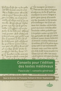 Conseils pour l'édition des textes médiévaux