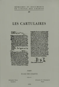 Les cartulaires