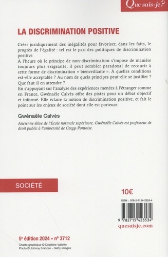 La discrimination positive 5e édition