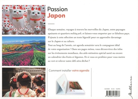 Agenda semainier Passion Japon  Edition 2024