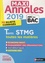 Toutes les matières Tle STMG. 100 sujets corrigés  Edition 2019