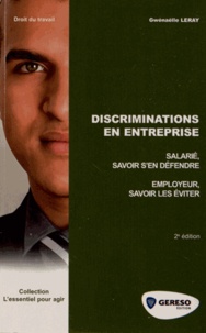 Gwenaëlle Leray - Discriminations en entreprise.