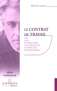 Gwenaëlle Leray - Le contrat de travail.