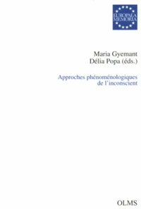 Approches phénoménologiques de l'inconscient