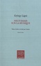 György Ligeti - Neuf essais sur la musique.