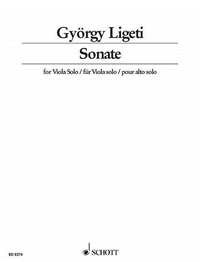 György Ligeti - Sonata - for viola solo. viola..