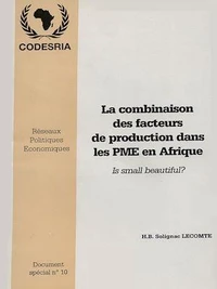 La combinaison des facteurs de production dans les PME en Afrique