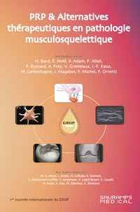 PRP & Alternatives thérapeutiques en pathologie musculosquelletique
