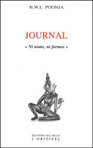 H-W-L Poonja - Journal. " Ni Noms, Ni Formes ".