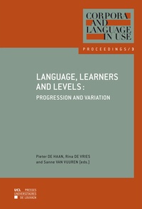 Haan pieter De et Vries rina De - Language, Learners and Levels - Progression and Variation.