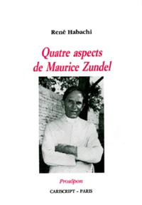 Quatre aspects de Maurice Zundel