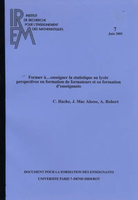 Former à enseigner la statistique au lycée