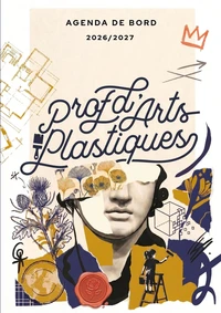 Agenda de bord 2026/2027 professeur d'Arts Plastiques