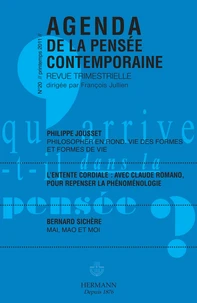 Agenda de la pensée contemporaine N° 20, Printemps 2011