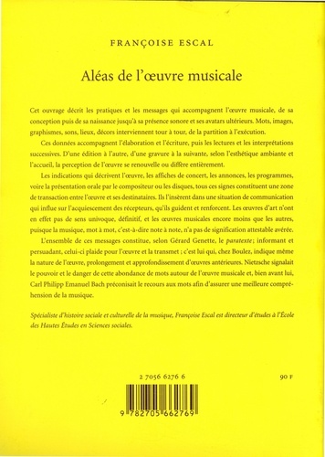 Aléas de l'oeuvre musicale