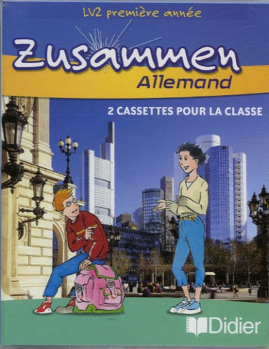 Norbert Biscons et Martine Dalmas - Allemand LV2 1e année Zusammen - 2 cassettes pour la classe.