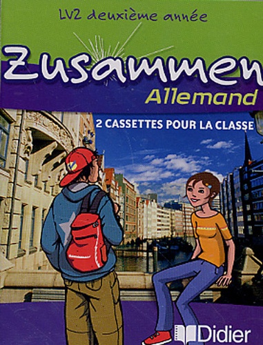 Norbert Biscons - Allemand LV2 2e année Zusammen - 2 cassettes pour la classe.