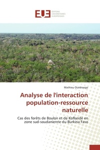 Mathieu Ouedraogo - Analyse de l'interaction population-ressource naturelle.