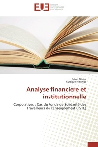  Collectif - Analyse financiere et institutionnelle.