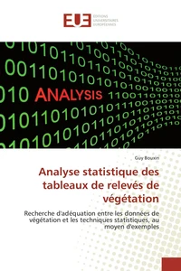 Analyse statistique des tableaux de relevés de végétation