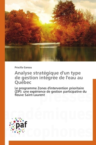  Gareau-p - Analyse stratégique d'un type de gestion intégrée de l'eau au québec.