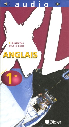  Didier - Anglais 1e XL - 4 cassettes audio pour la classe.
