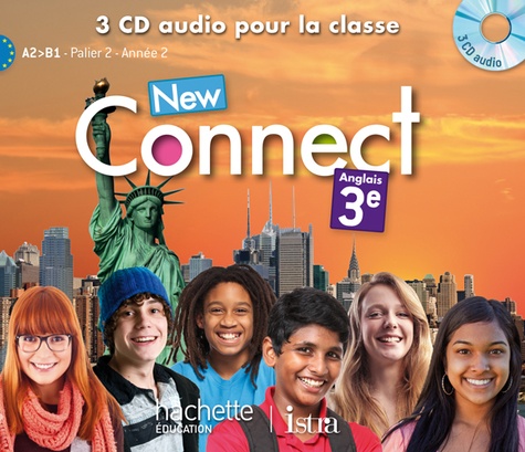 Wendy Benoit et Christelle Berger - Anglais 3e New Connect. 3 CD audio