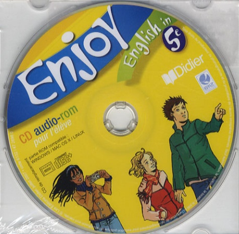 Anglais 5e Enjoy  1 CD audio