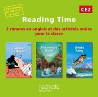 Juliette Saumande et Claire Béniméli - Anglais CE2 Reading Time - CD audio des 3 romans en anglais et des activités orales pour la classe. 1 CD audio